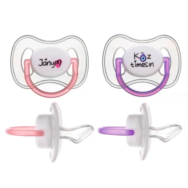 Baby Planet. Силиконовые соски пустышки,  ортодонтическая форма, мягкий силикон, 3+ (2 шт) Janym /Ko