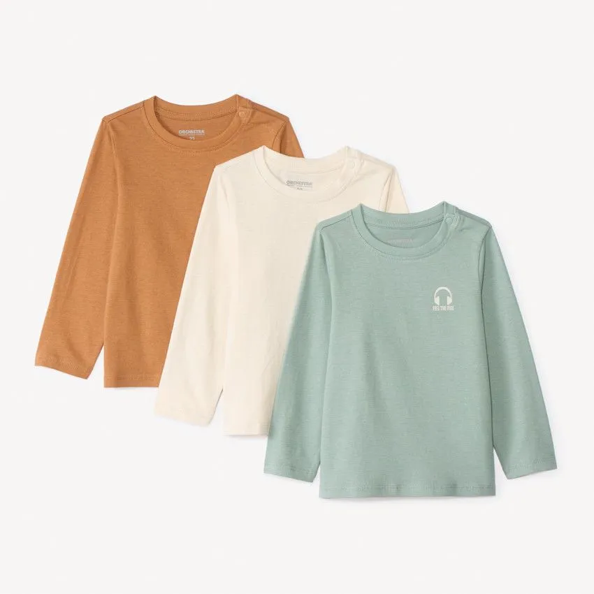 Набор из 3х футболок д/р