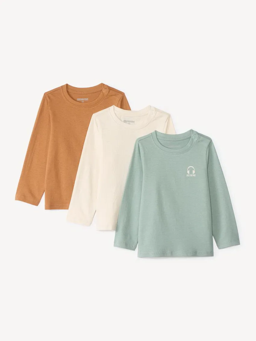 Набор из 3х футболок д/р