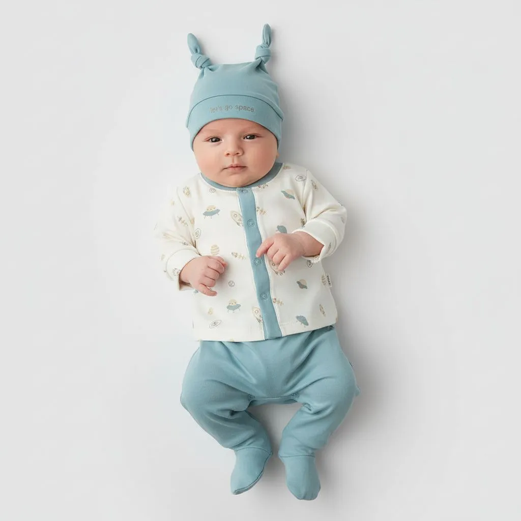 Набор из 3х вещей (распашонка, ползунки, чепчик)