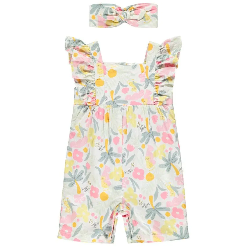 Набор из 2х вещей (комбинезон, лента для волос)