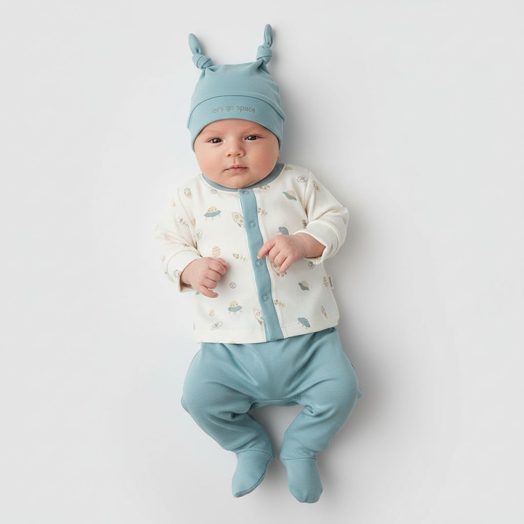 Набор из 3х вещей (распашонка, ползунки, чепчик)