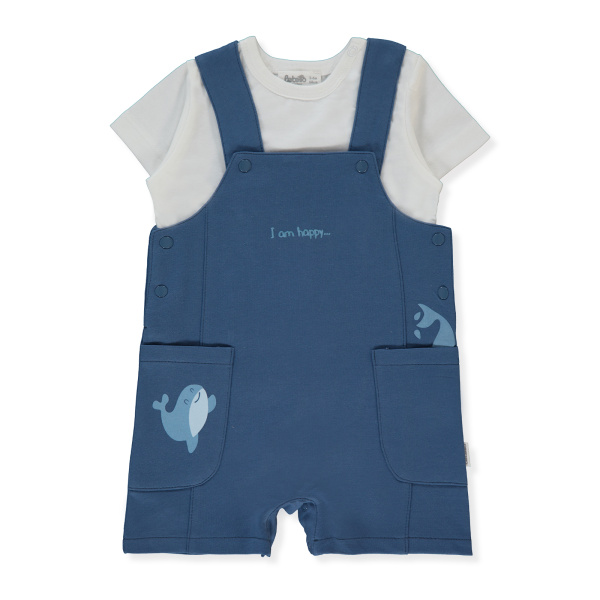 Набор из 2х вещей (футболка к/р, комбинезон)