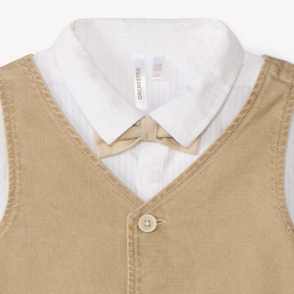 Комплект (рубашка д/р, брюки, жилет)