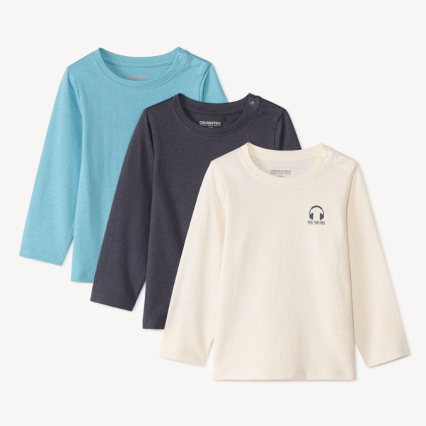 Набор из 3х футболок д/р