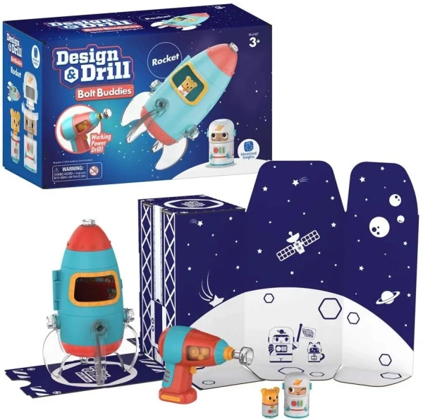 Игровой набор Design & Drill "Ракета"