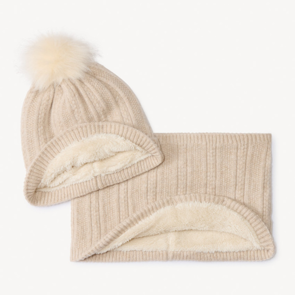 Комплект шапка+снуд