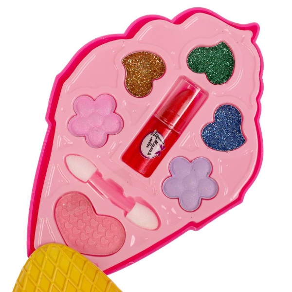 Косметика ДЛЯ ДЕВОЧЕК тени для век с блестками, тени для век, помада МИЛАЯ ЛЕДИ в кор.2*72шт