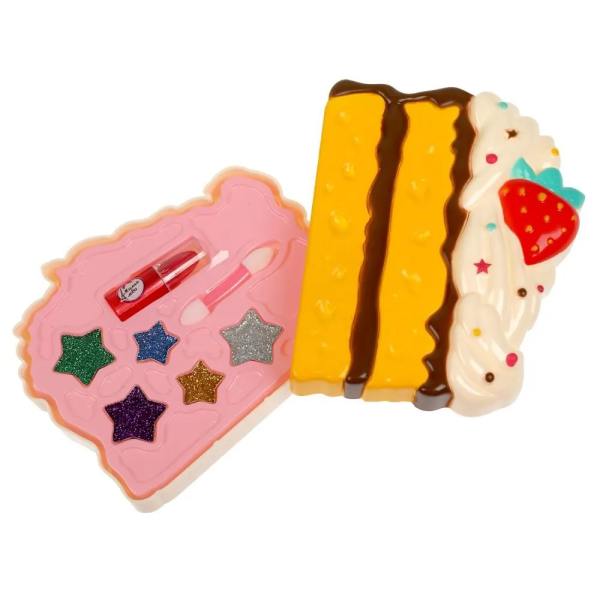 Косметика ДЛЯ ДЕВОЧЕК тени для век с блестками, помада МИЛАЯ ЛЕДИ в кор.2*72шт