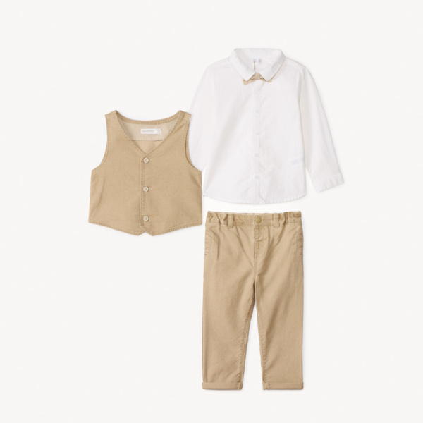 Комплект (рубашка д/р, брюки, жилет)