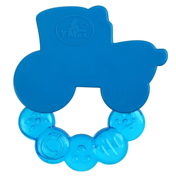 Прорезыватель СИНИЙ ТРАКТОР на блист. Умка в кор.48шт