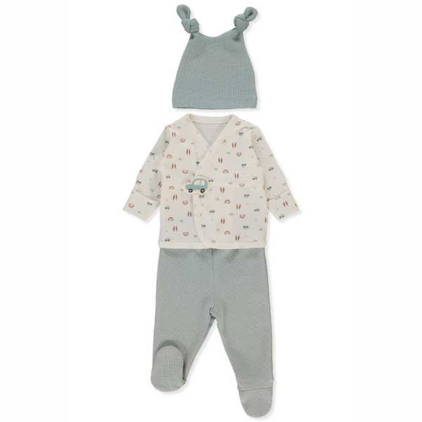 Набор из 3х вещей (распашонка, ползунки, шапка)
