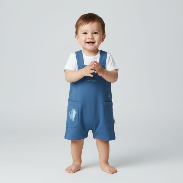 Набор из 2х вещей (футболка к/р, комбинезон)