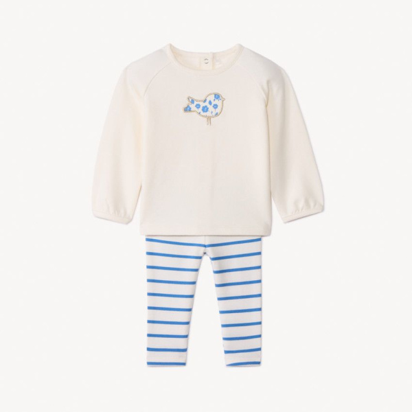 Набор из 2х вещей (футболка д/р, леггинсы)