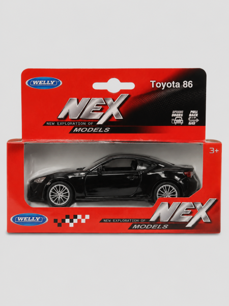 Машинка WELLY 1:38 Toyota 86, пруж. мех., цвет в асс.