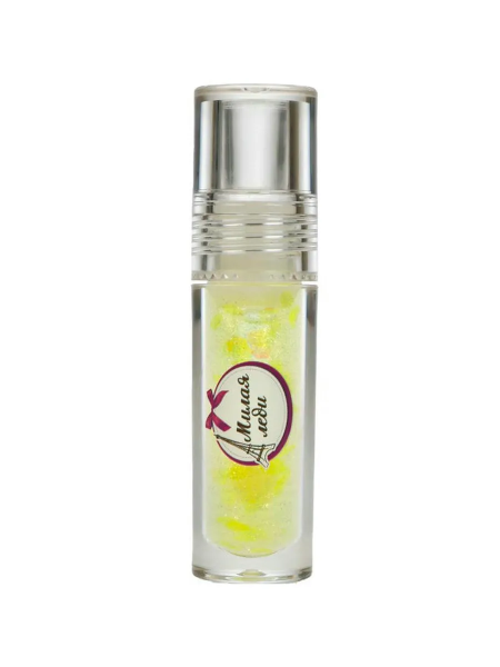 Косметика ДЛЯ ДЕВОЧЕК мерцающий блеск для губ, 2,5 г, желтый МИЛАЯ ЛЕДИ в кор.6*24шт