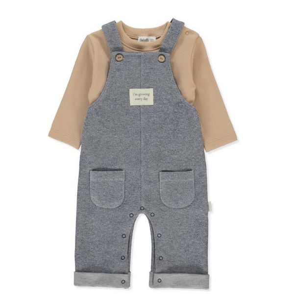 Набор из 2х вещей (футболка д/р, комбинезон)