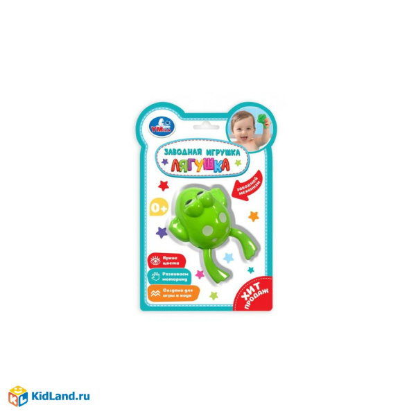 Заводная игрушка "лягушка" блист.без бат. Умка в кор.2*120шт