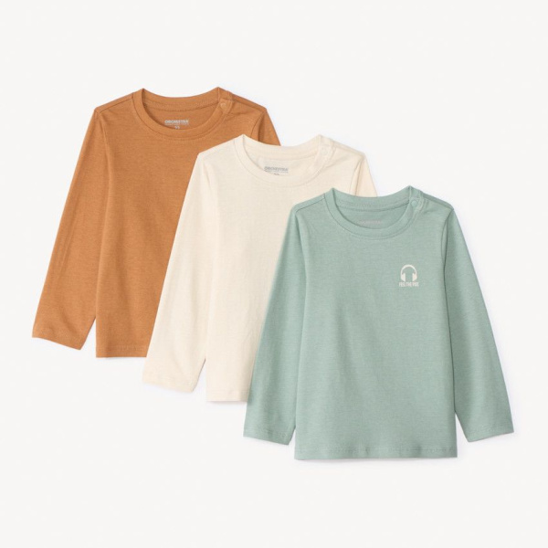 Набор из 3х футболок д/р