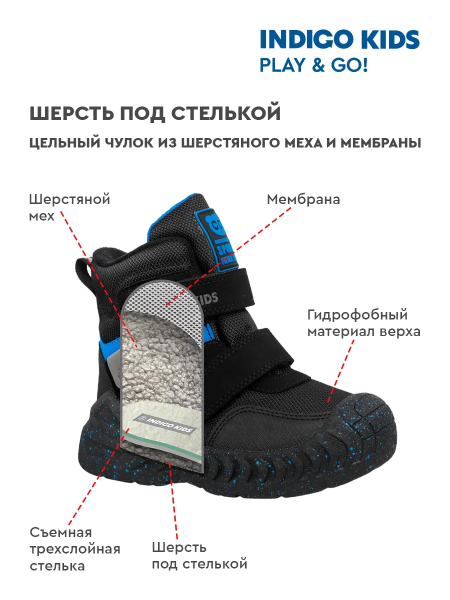 Ботинки INDIGO KIDS