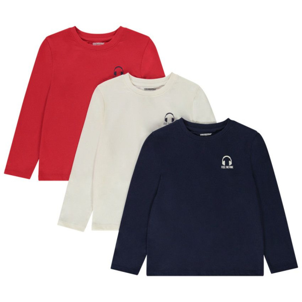 Набор из 3х футболок д/р