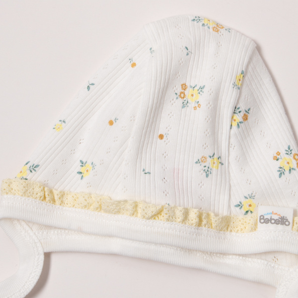 Набор из 2х чепчиков Bebetto для новорождённых