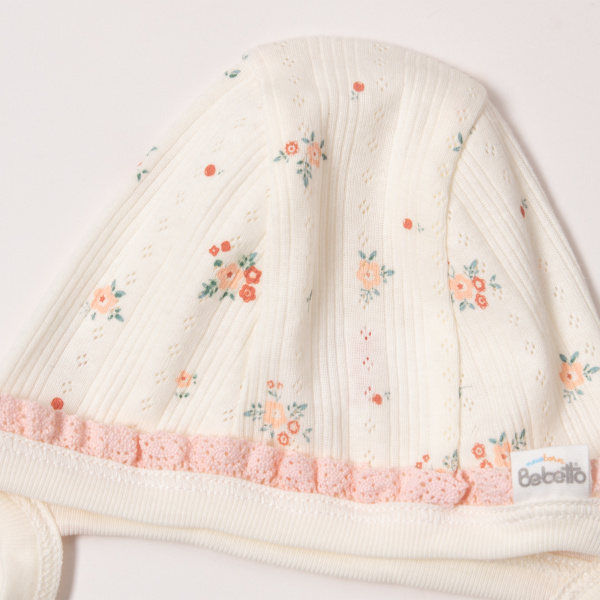 Набор из 2х чепчиков Bebetto для новорождённых