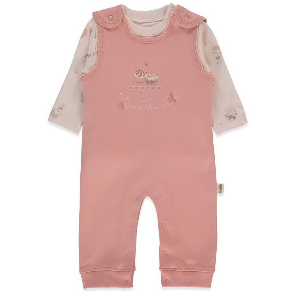 Набор из 2х вещей (футболка д/р, комбинезон)