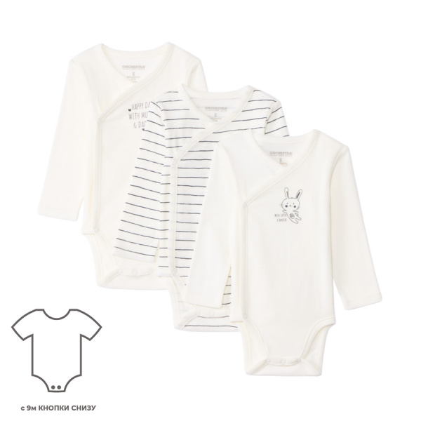 Набор из 3х боди д/р