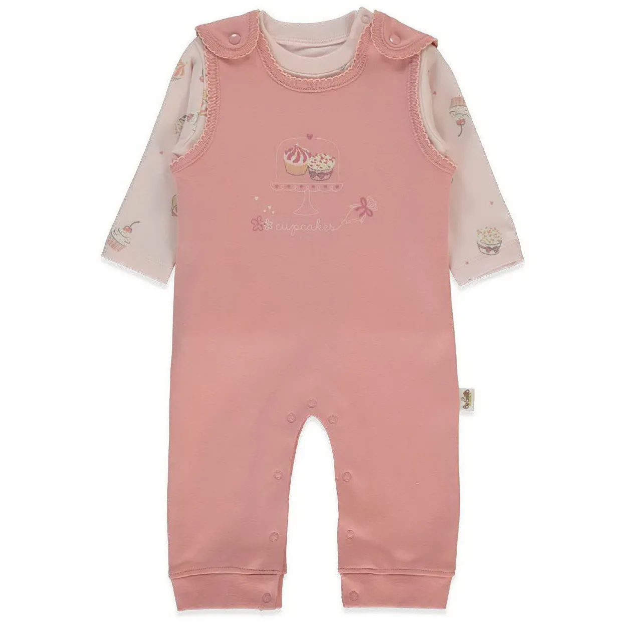 Набор из 2х вещей (футболка д/р, комбинезон)