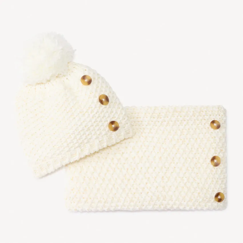 Комплект шапка+снуд