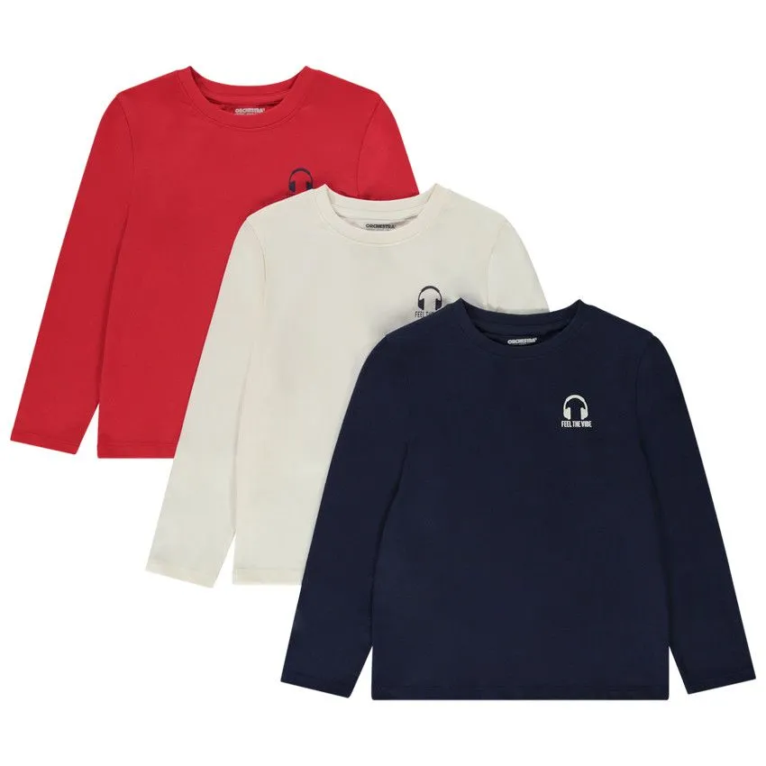 Набор из 3х футболок д/р